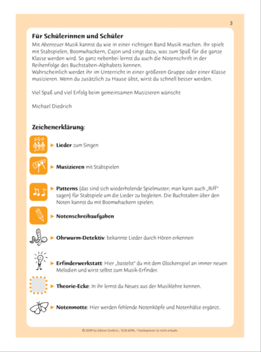 Abenteuer Musik - Das Noten-ABC mit Tiernamen School and Community scores gallery preview page 2