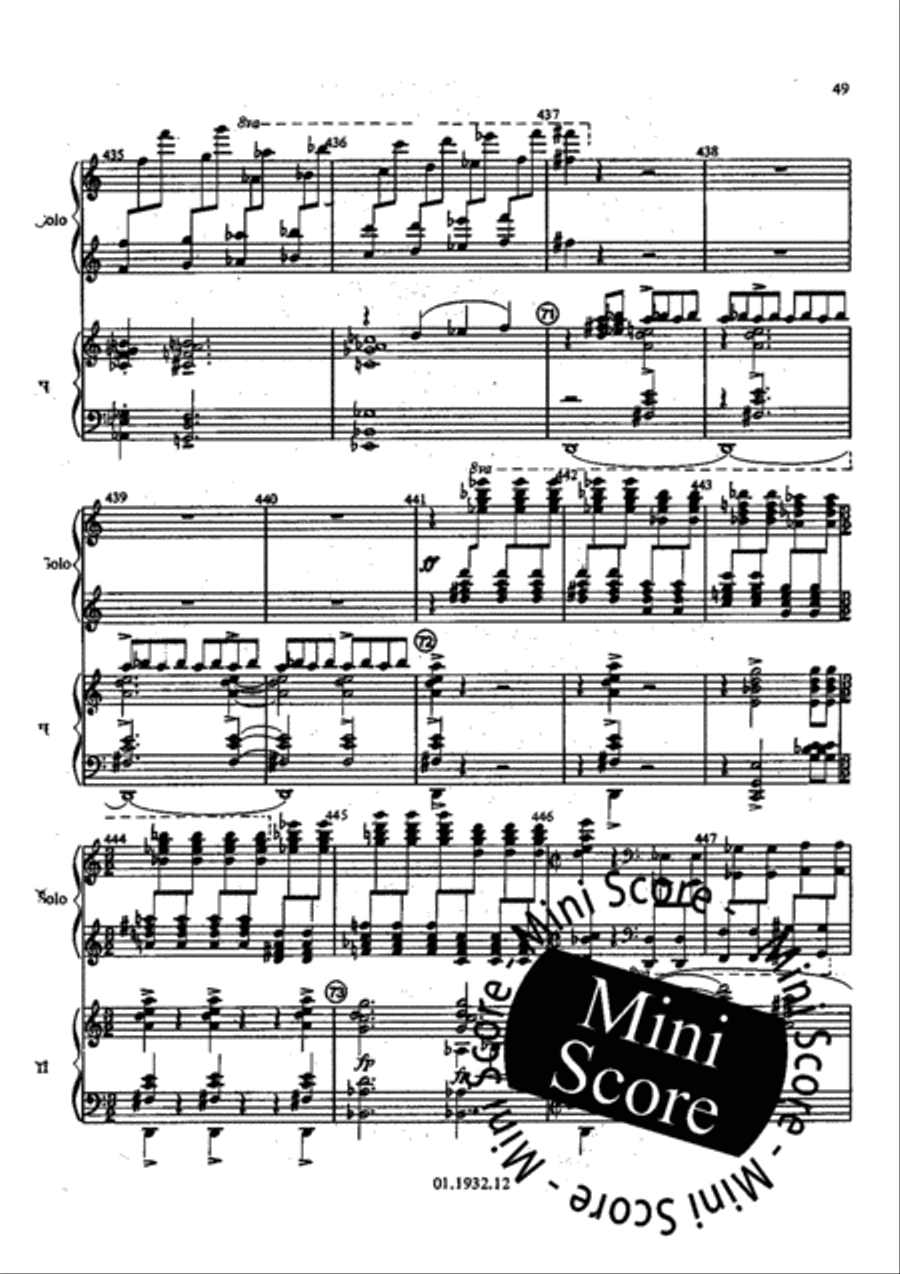 Concert Variations Concert Band scores gallery preview page 51