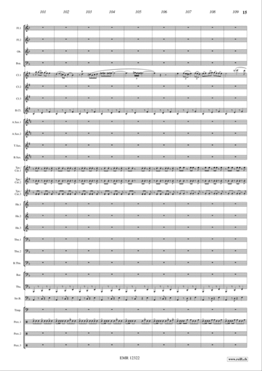 Sherlock Holmes Concert Band scores gallery preview page 15