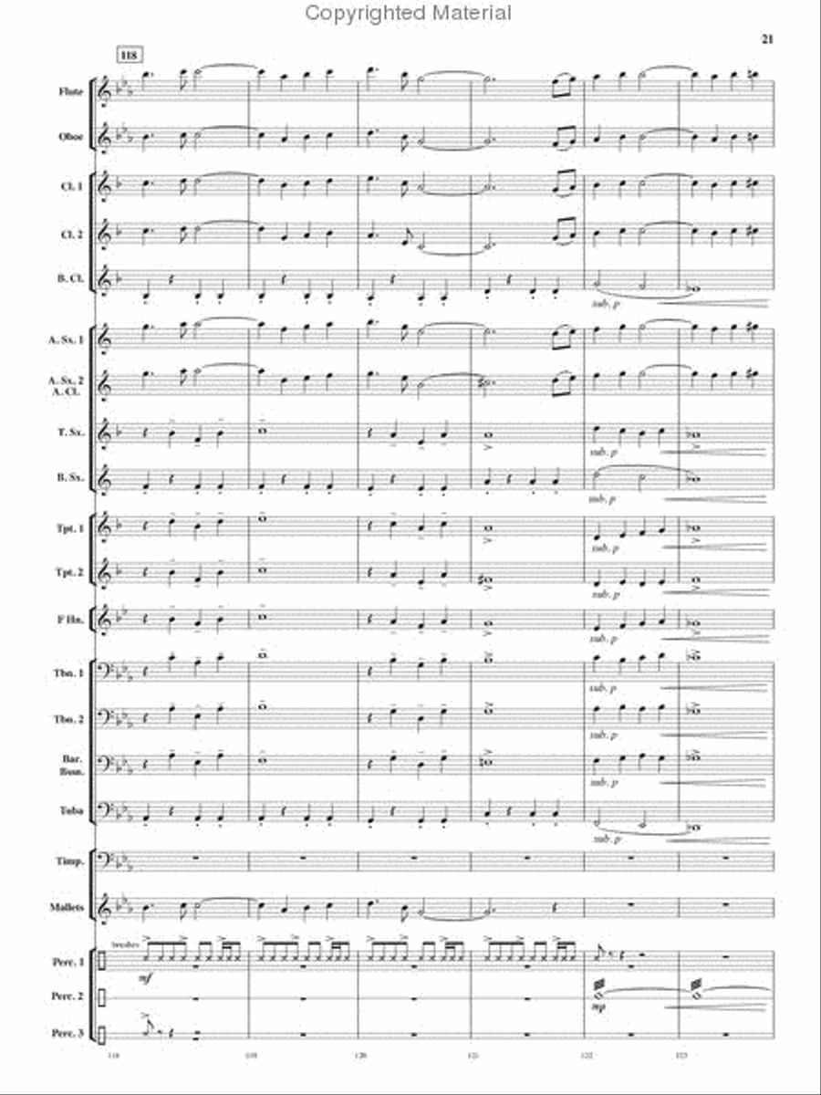 Stargazer Concert Band scores gallery preview page 20