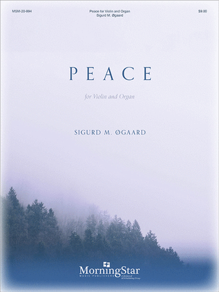 Book cover for Peace for Violin and Organ