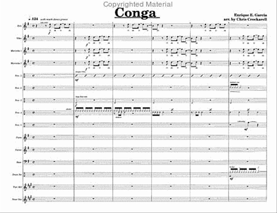 Conga Percussion Ensemble scores gallery preview page 2