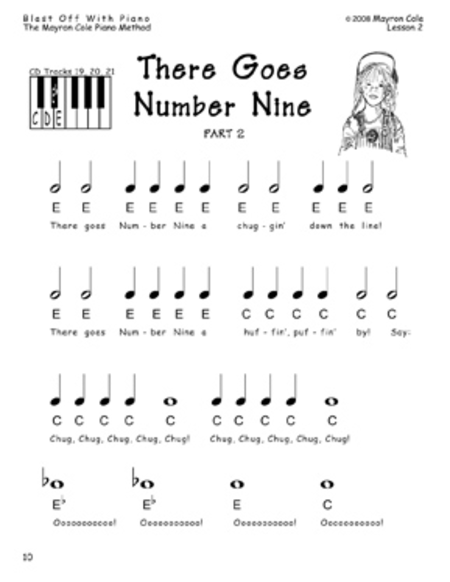 TEXTBOOK: Blast Off With Piano (for ages 7 - 10) image number null