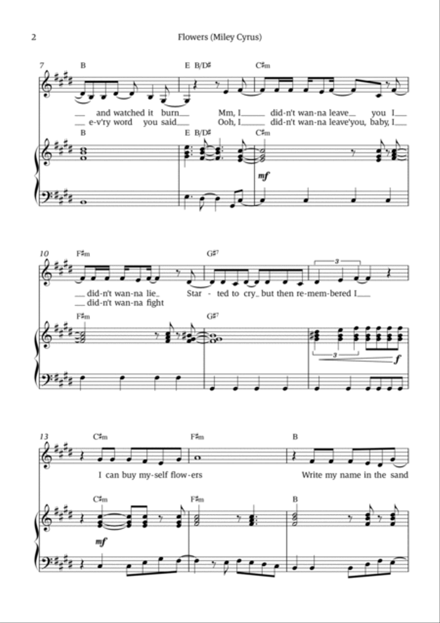 Flowers Voice scores gallery preview page 2