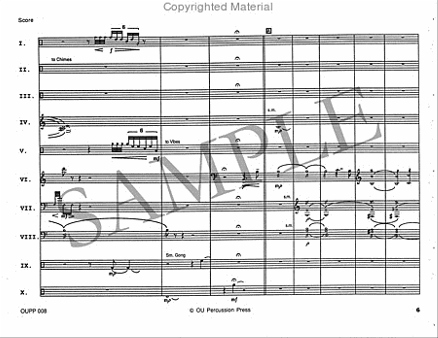 Duo Chopinesque Percussion Ensemble scores gallery preview page 7