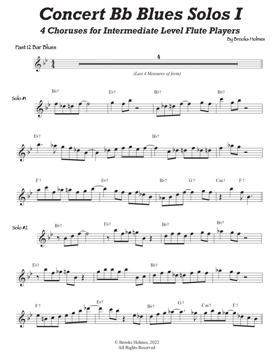 Intermediate flute solos sale