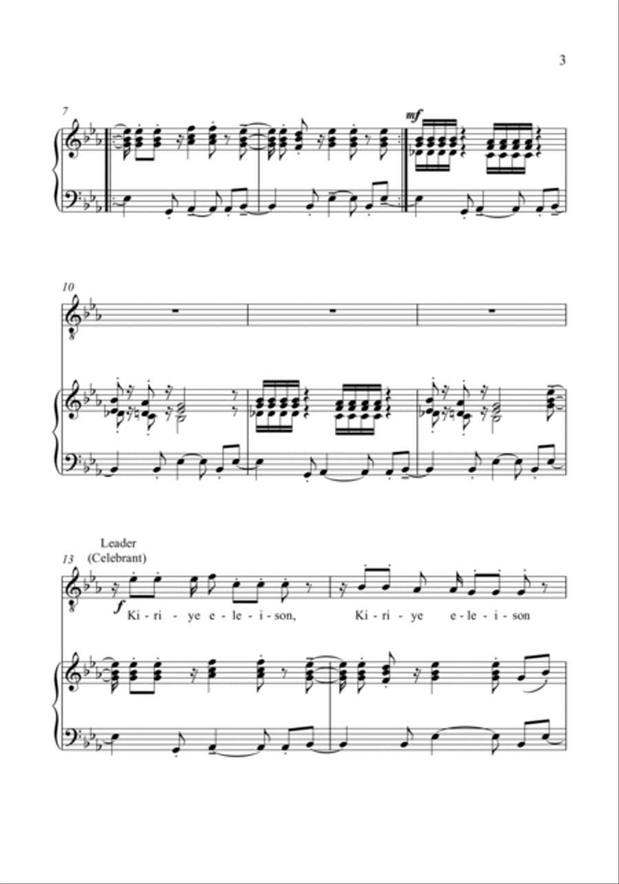Kyrie (Lord, Have Mercy) Kyrie (Lord, Have Mercy) 4-Part scores gallery preview page 2