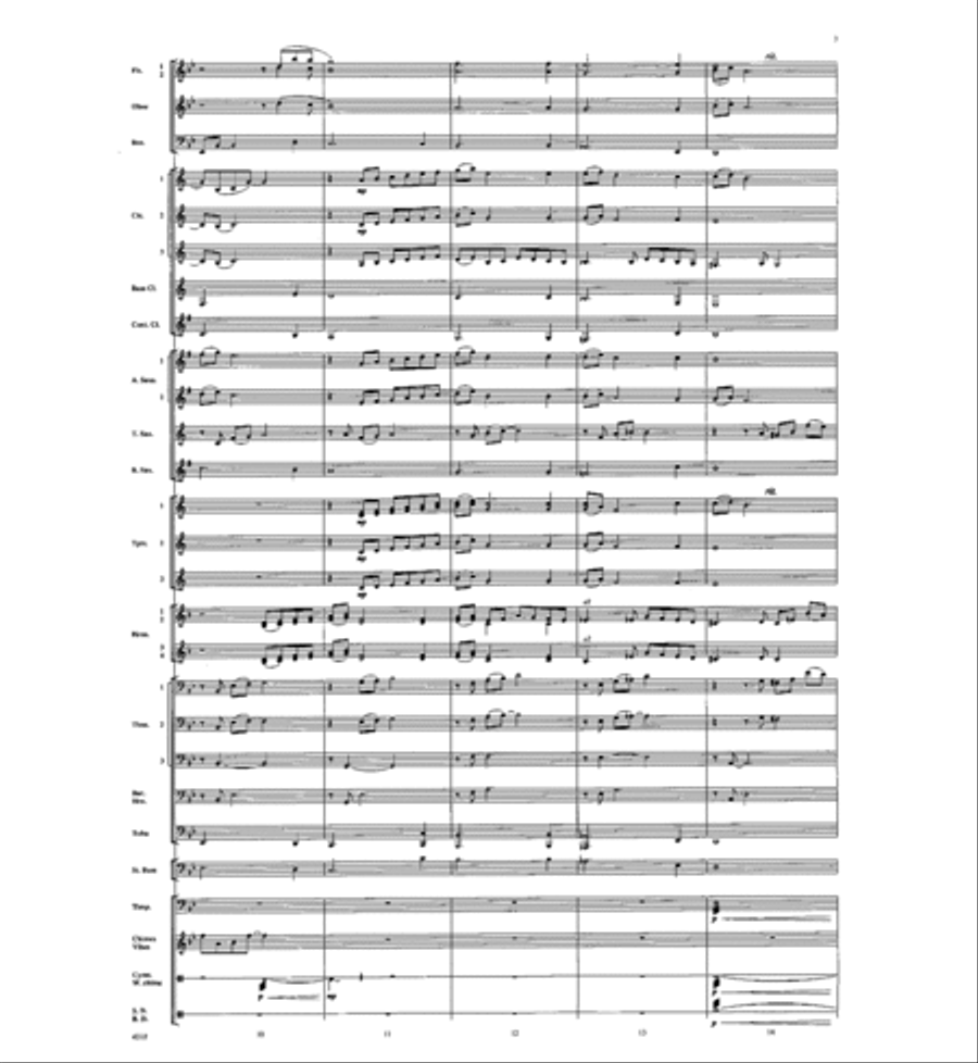 Pastorale Pastorale Concert Band scores gallery preview page 4