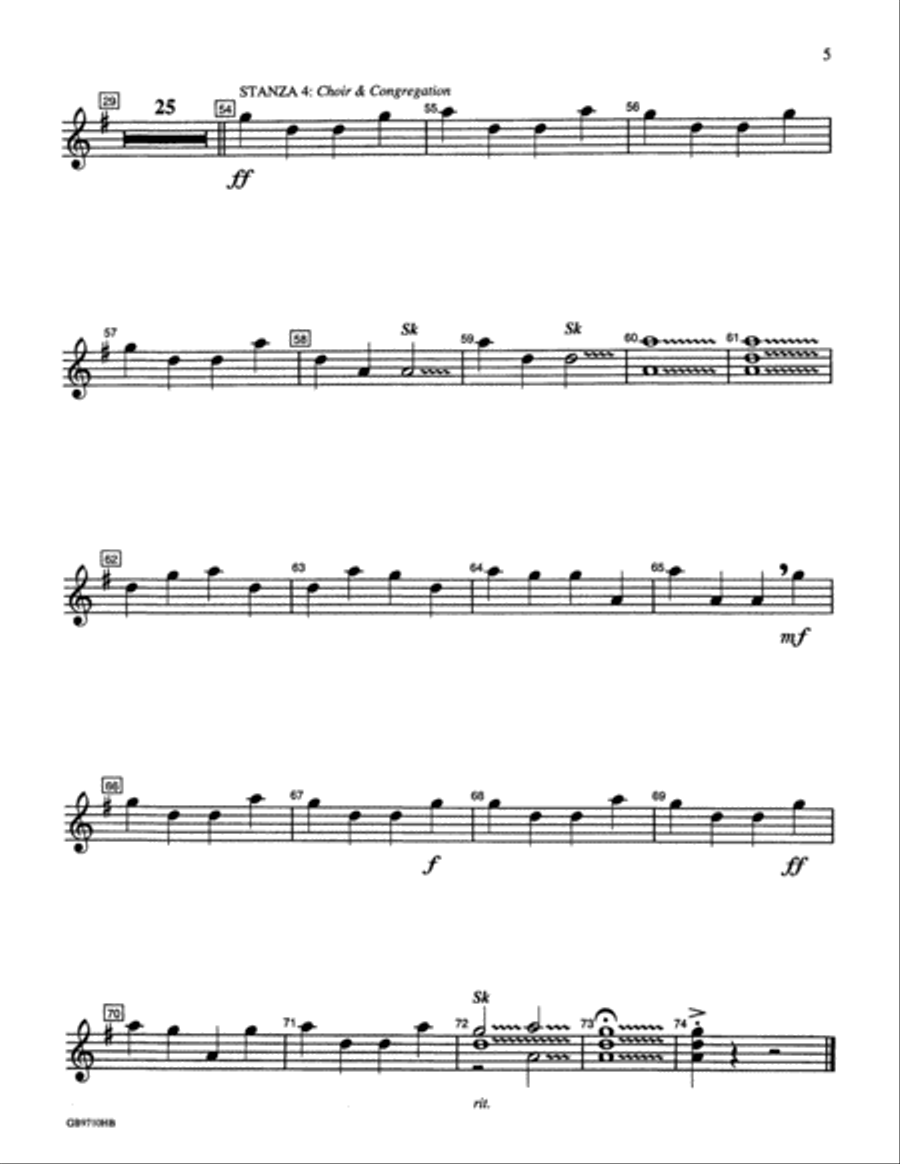 A Festival of Lessons and Carols Choir scores gallery preview page 5