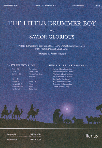 The Little Drummer Boy with Savior Glorious image number null