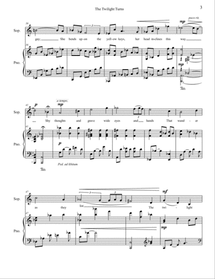 O Lonely Watcher of the Skies Soprano Voice scores gallery preview page 4