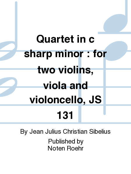 Quartet in c sharp minor