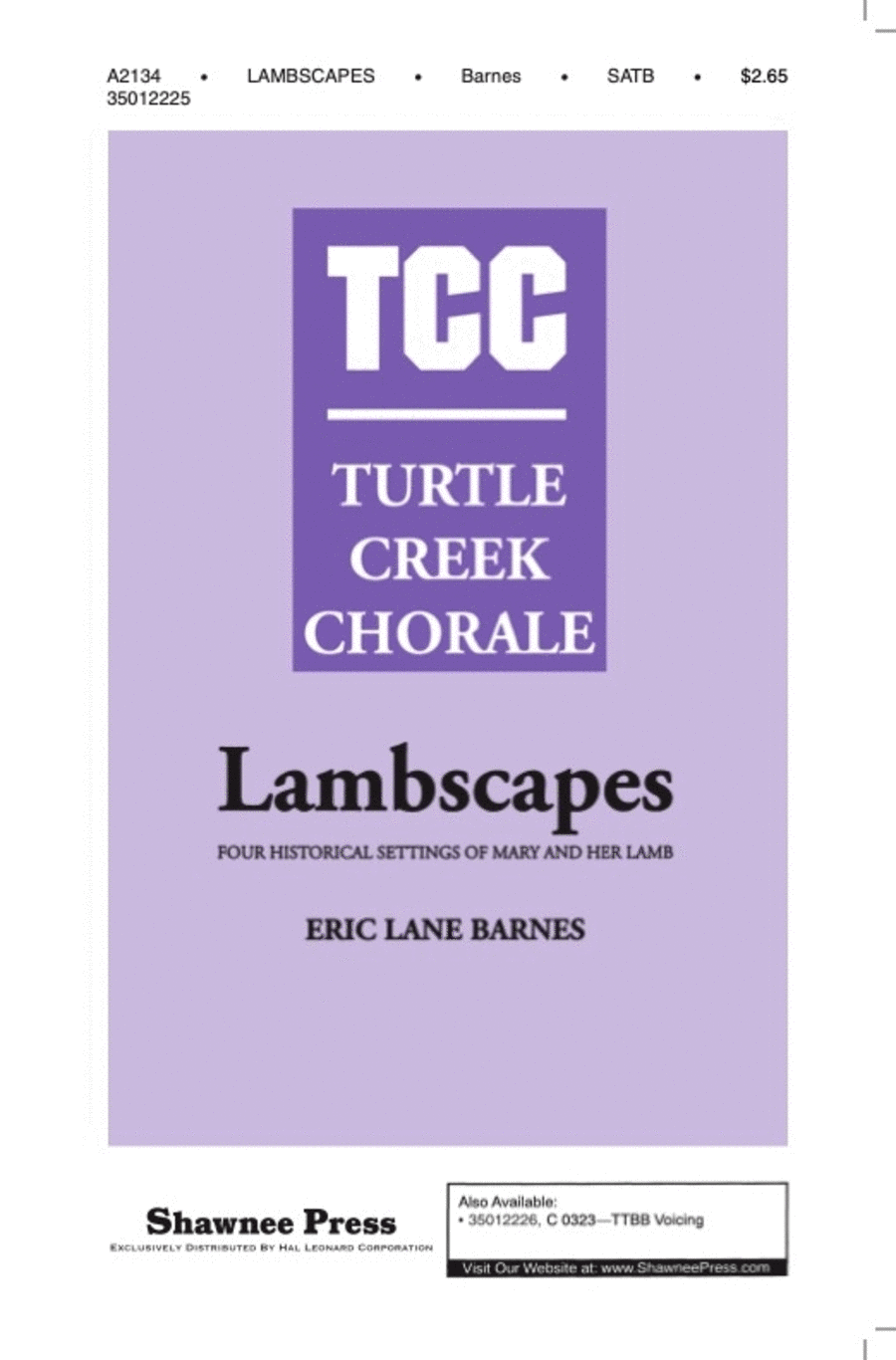 Lambscapes 4-Part scores gallery preview page 1