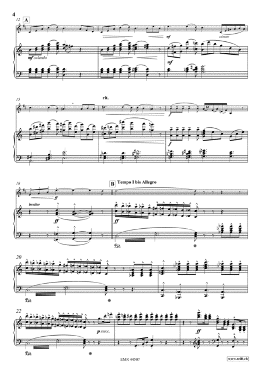 Im Walde / In The Forest Bass Clarinet scores gallery preview page 5
