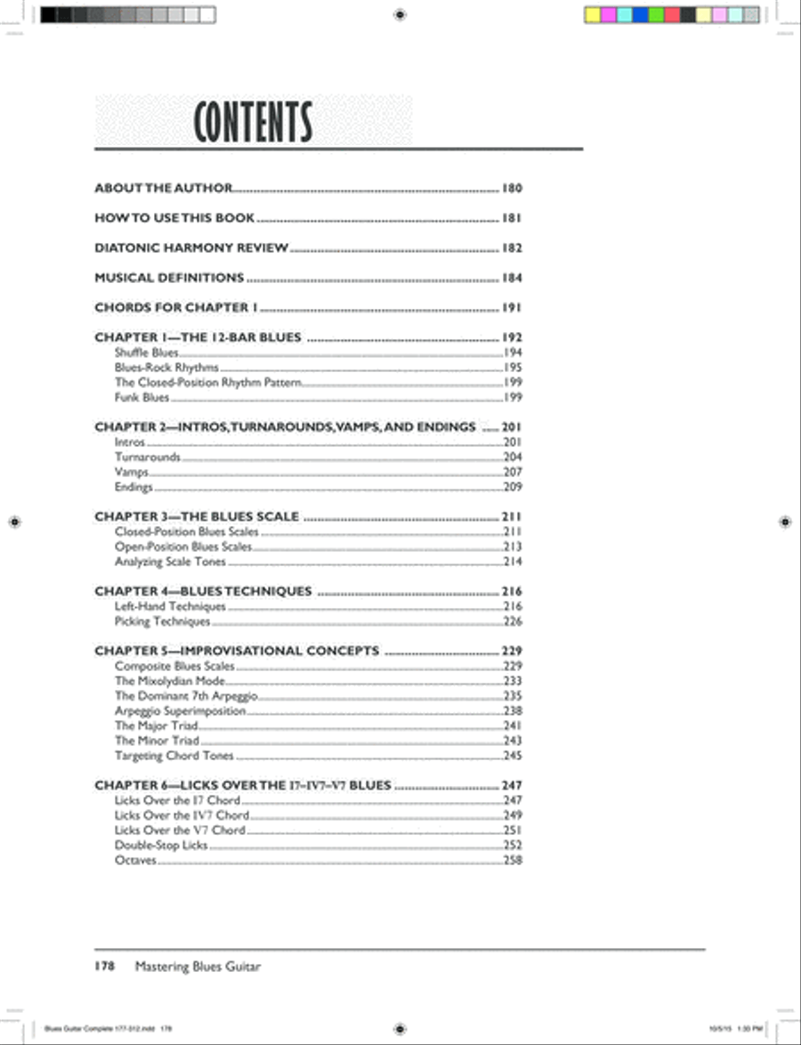 The Complete Blues Guitar Method Complete Edition Electric Guitar scores gallery preview page 23