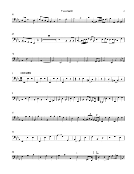 Quartet #3 Op. 20 in E Flat Major image number null