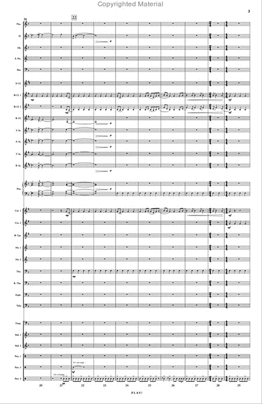 Play! Concert Band scores gallery preview page 4