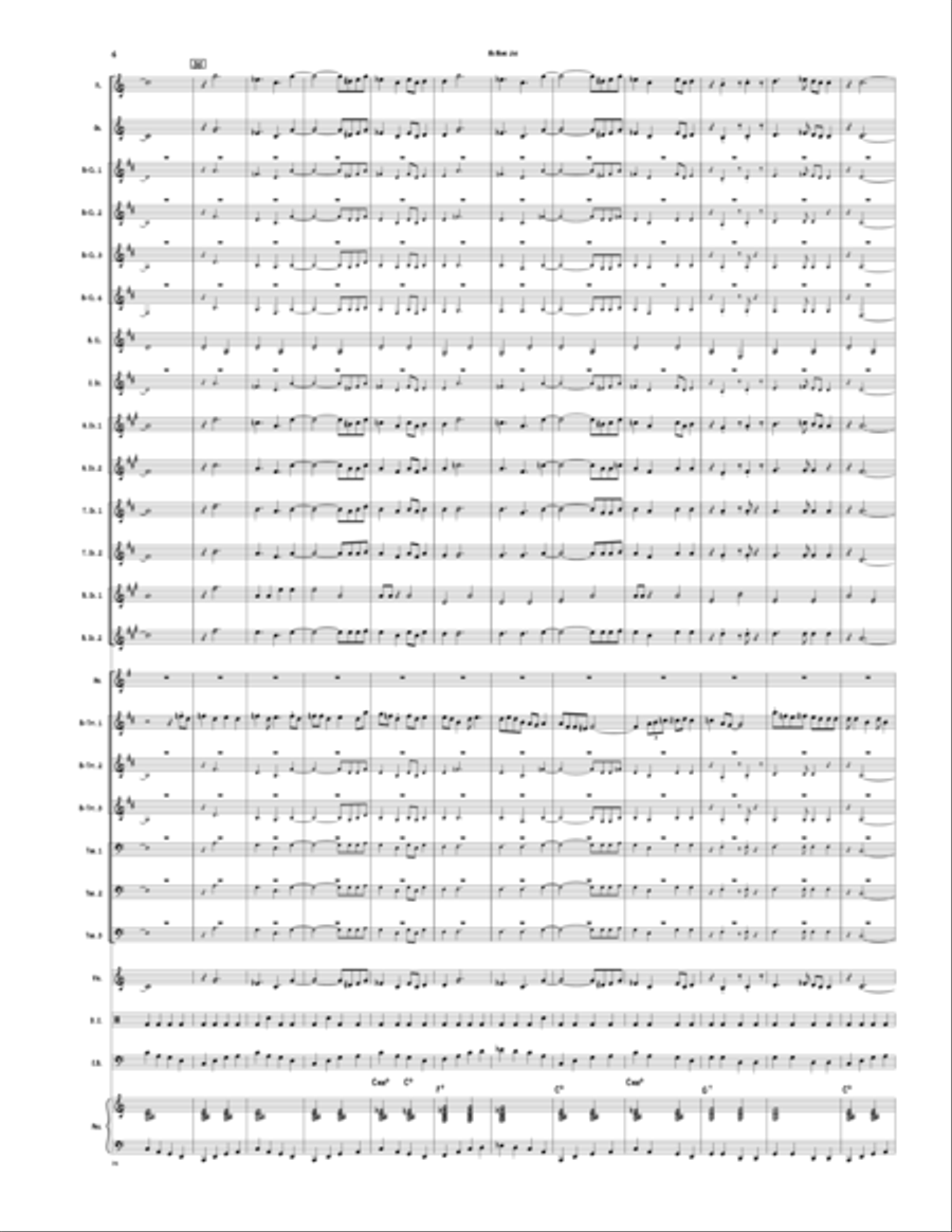 No Name Jive No Name Jive Jazz Ensemble scores gallery preview page 4