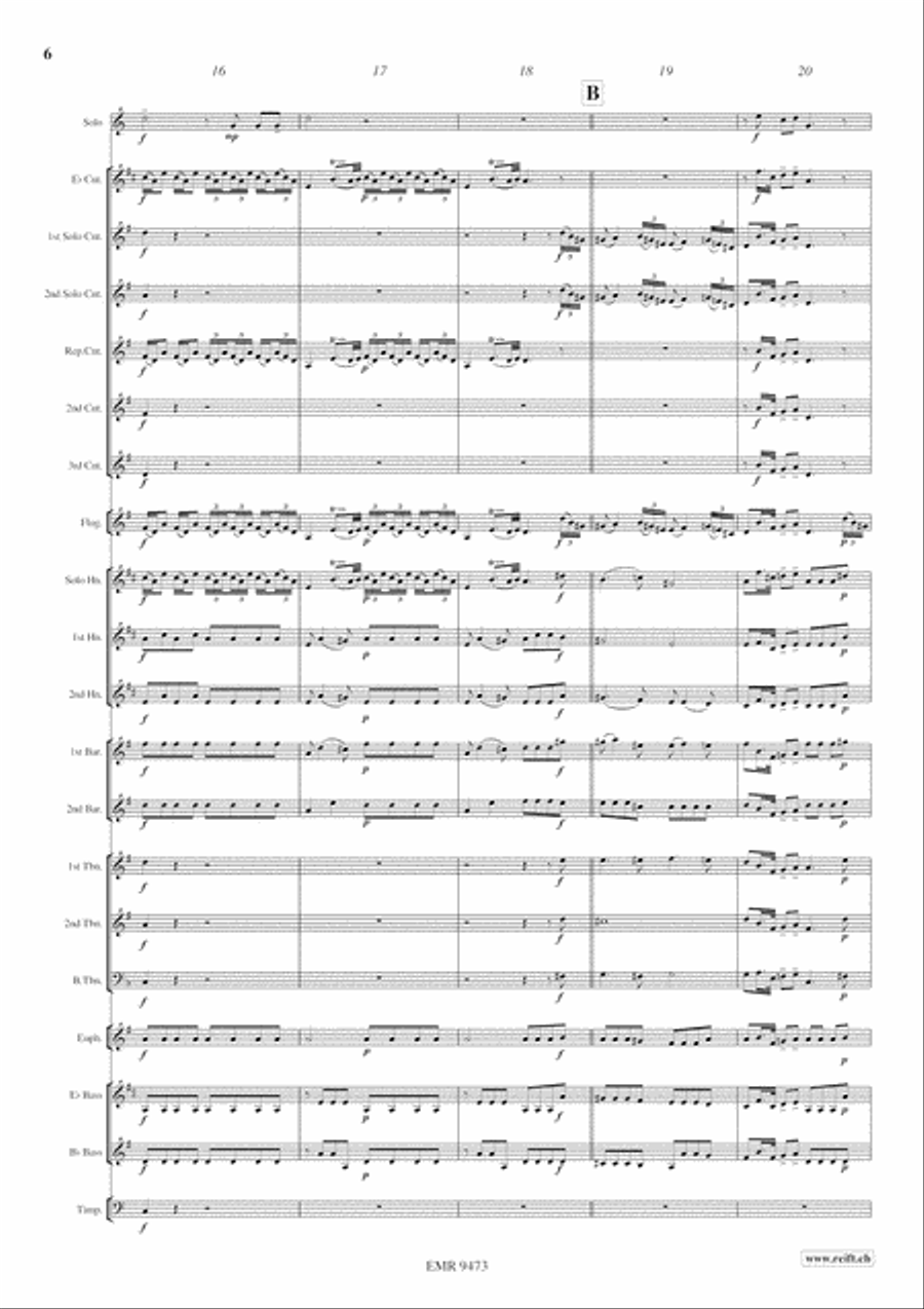 Sinfonia Pastorella Brass Band scores gallery preview page 7