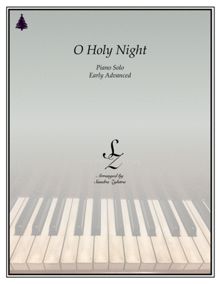 Book cover for O Holy Night (early advanced piano solo)