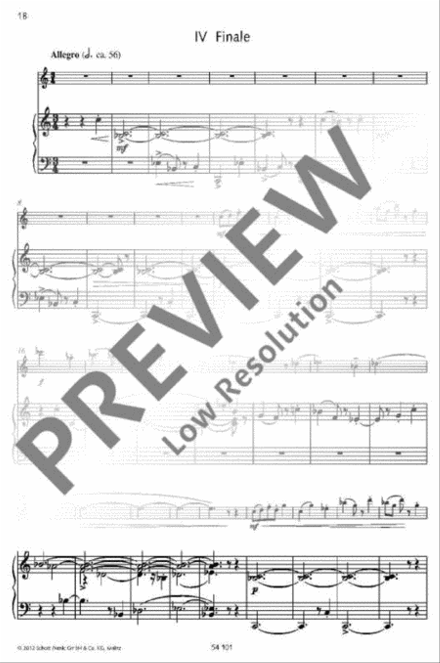 Capriccio notturno Flute scores gallery preview page 15