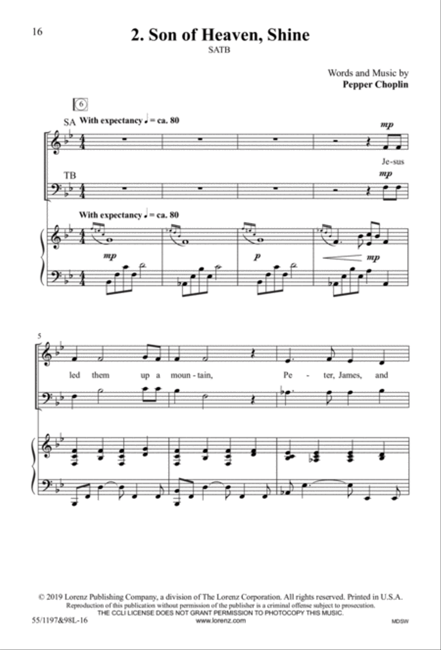 The Body of Christ 4-Part scores gallery preview page 8