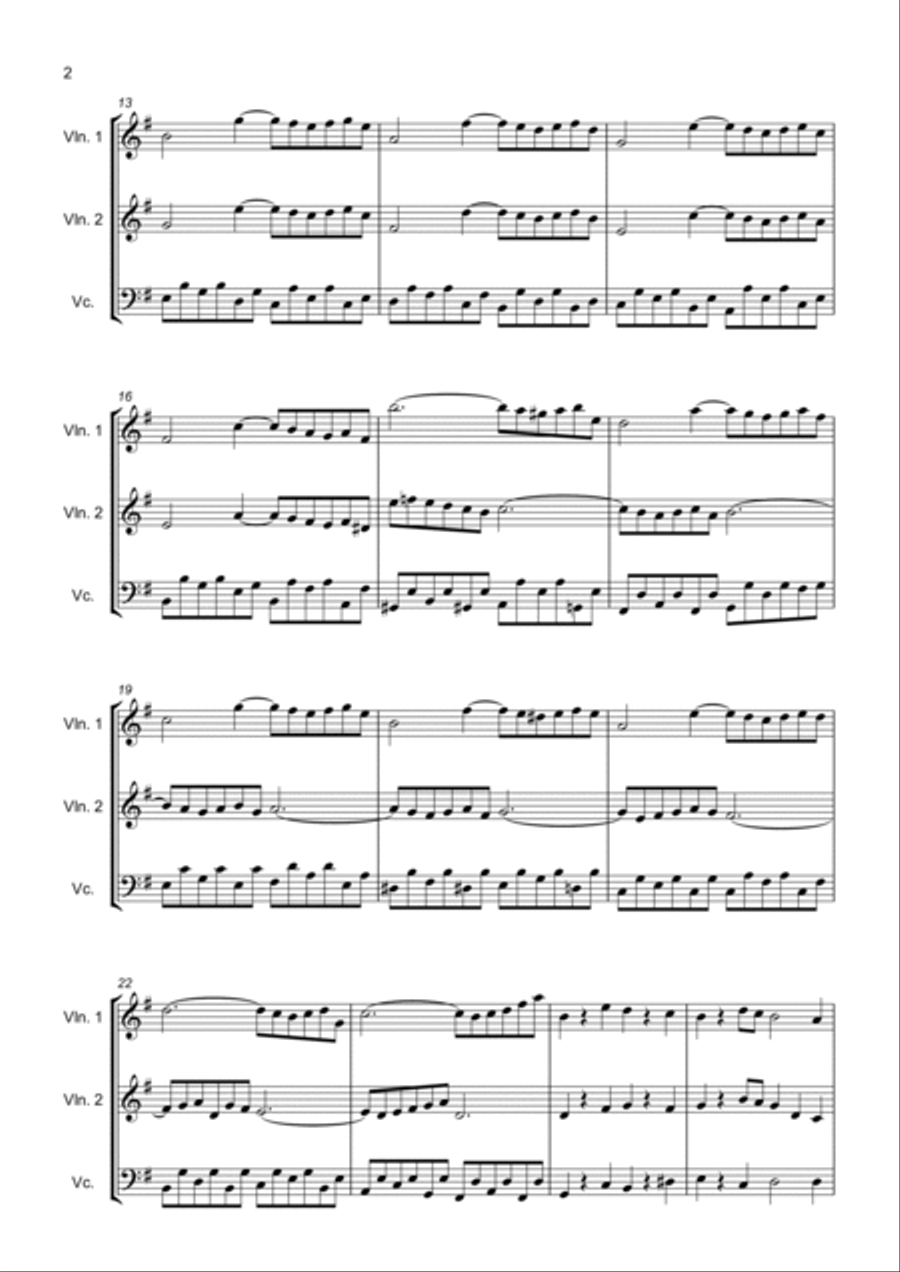 Violin Trio 2 mov II Grave String Trio scores gallery preview page 2