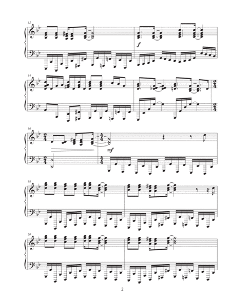 Let My People Go / Go Down, Moses (advanced piano arrangement) image number null