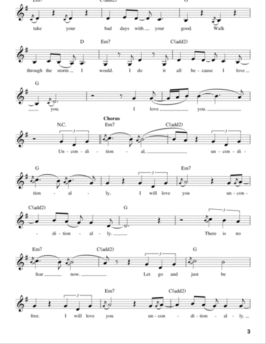 Unconditionally Voice scores gallery preview page 3
