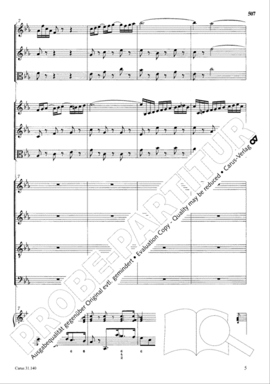 The Complete Sacred Vocal Works (Das geistliche Vokalwerk) Voice scores gallery preview page 508