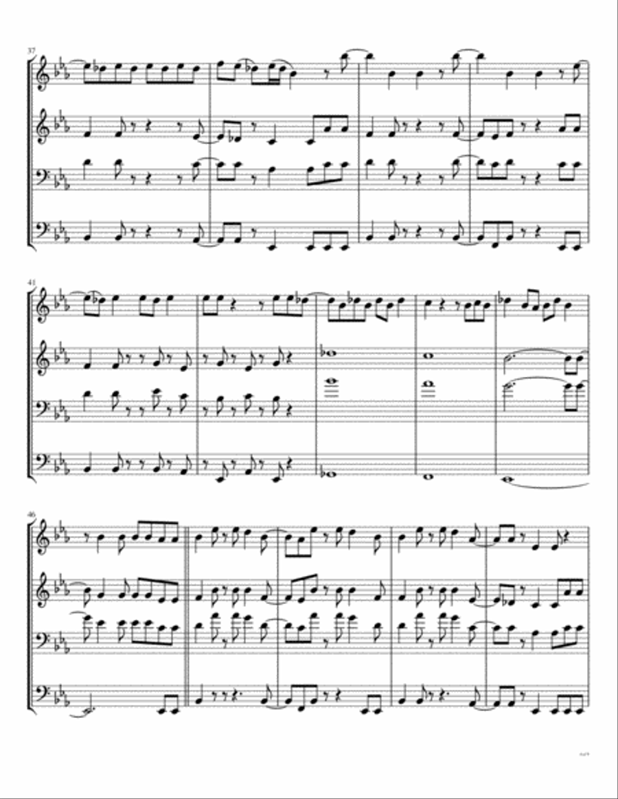 I Can't Dance Brass Ensemble scores gallery preview page 5