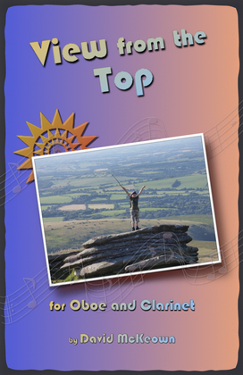 Book cover for View From The Top, for Oboe and Clarinet Duet