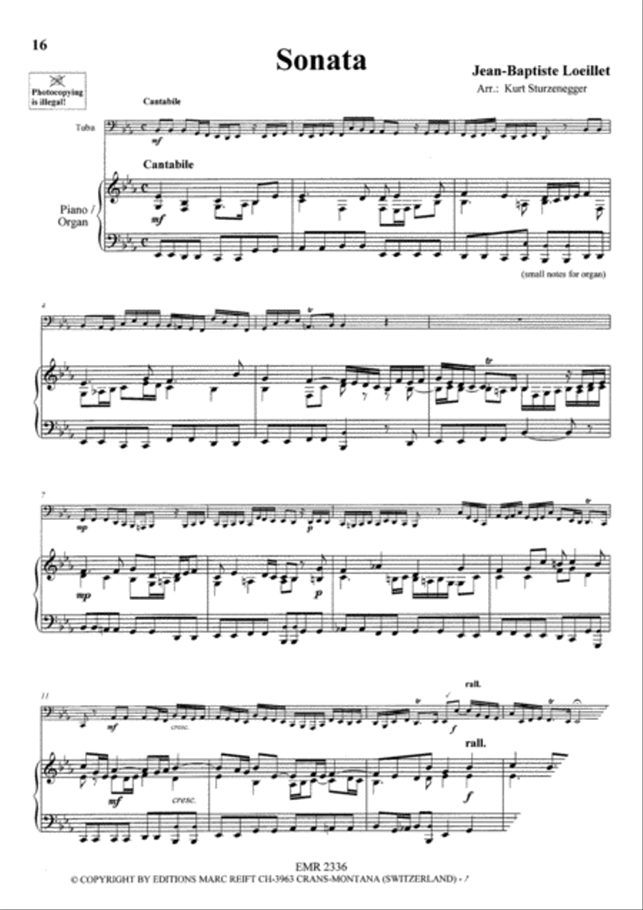 Baroque Masterpieces Tuba scores gallery preview page 6