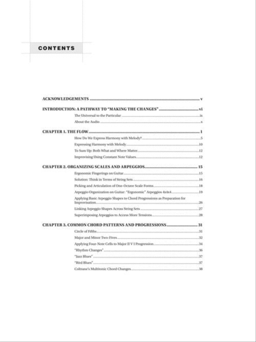 Jazz Guitar Improvisation Strategies Electric Guitar scores gallery preview page 3