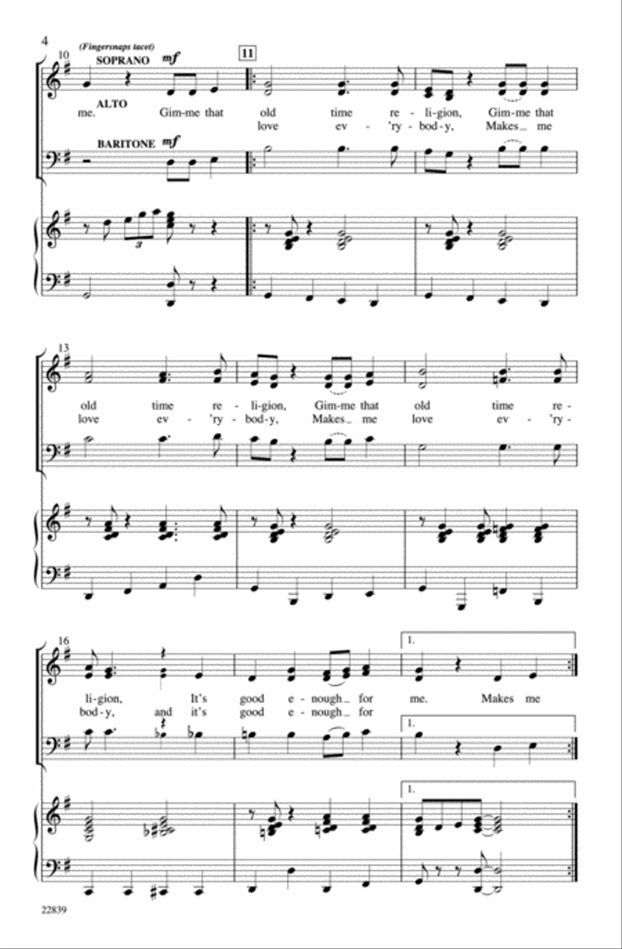 <br>Sheet music extract