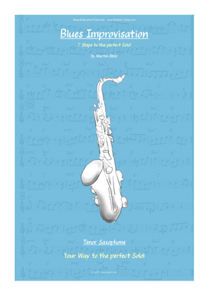 Book cover for Blues in C - Tenor Sax · Improvisation Guide
