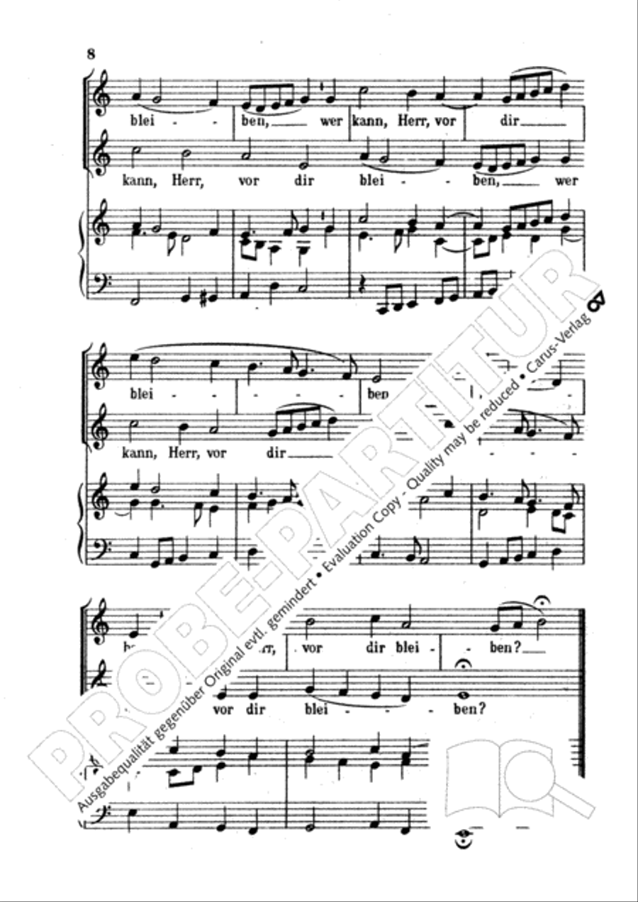 Stern: Der Choral im Kanon Choir scores gallery preview page 10