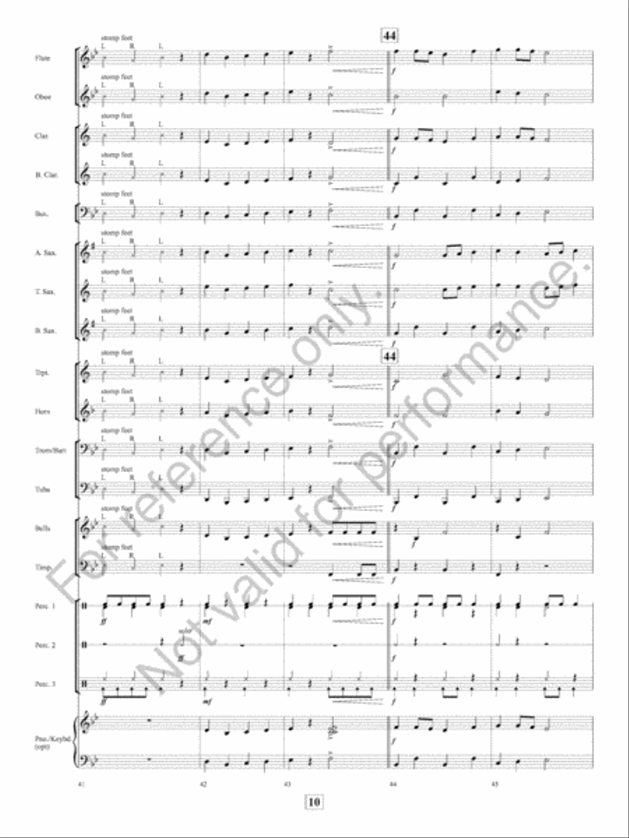 March A Doodle Dandy Concert Band scores gallery preview page 11