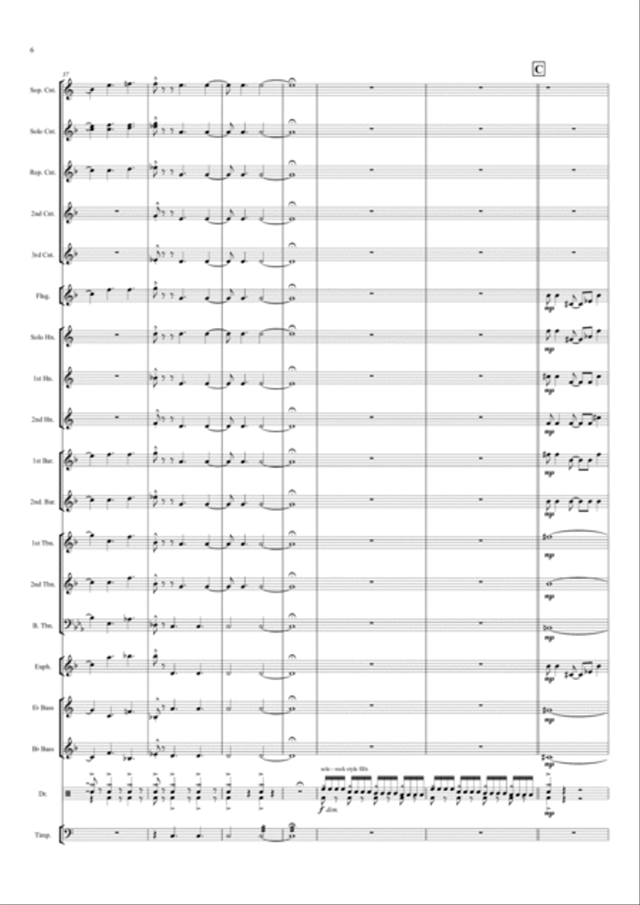 Classical Gas Brass Band scores gallery preview page 6