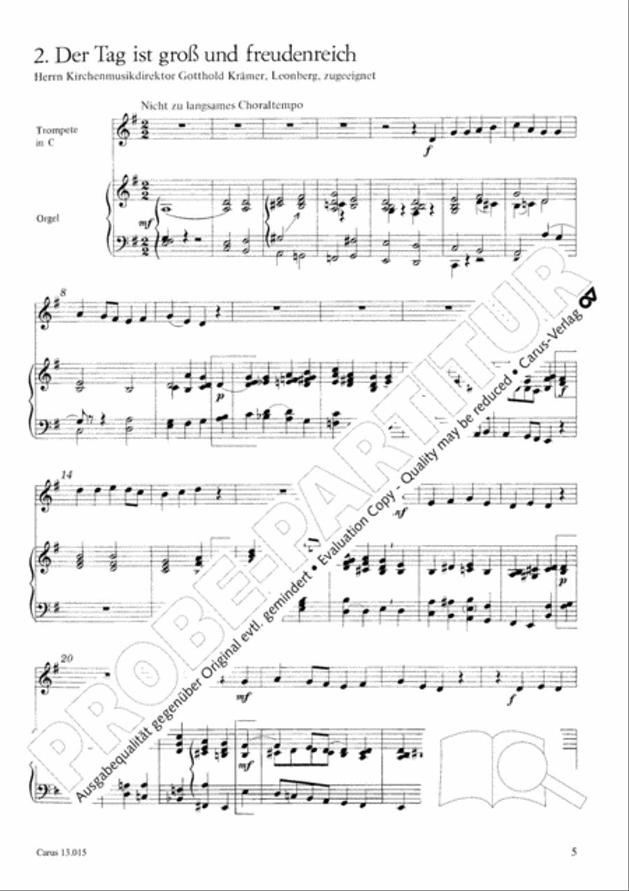 Schilling: Three Chorale Preludes Score scores gallery preview page 6