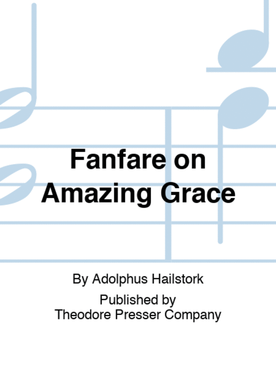 Book cover for Fanfare on Amazing Grace