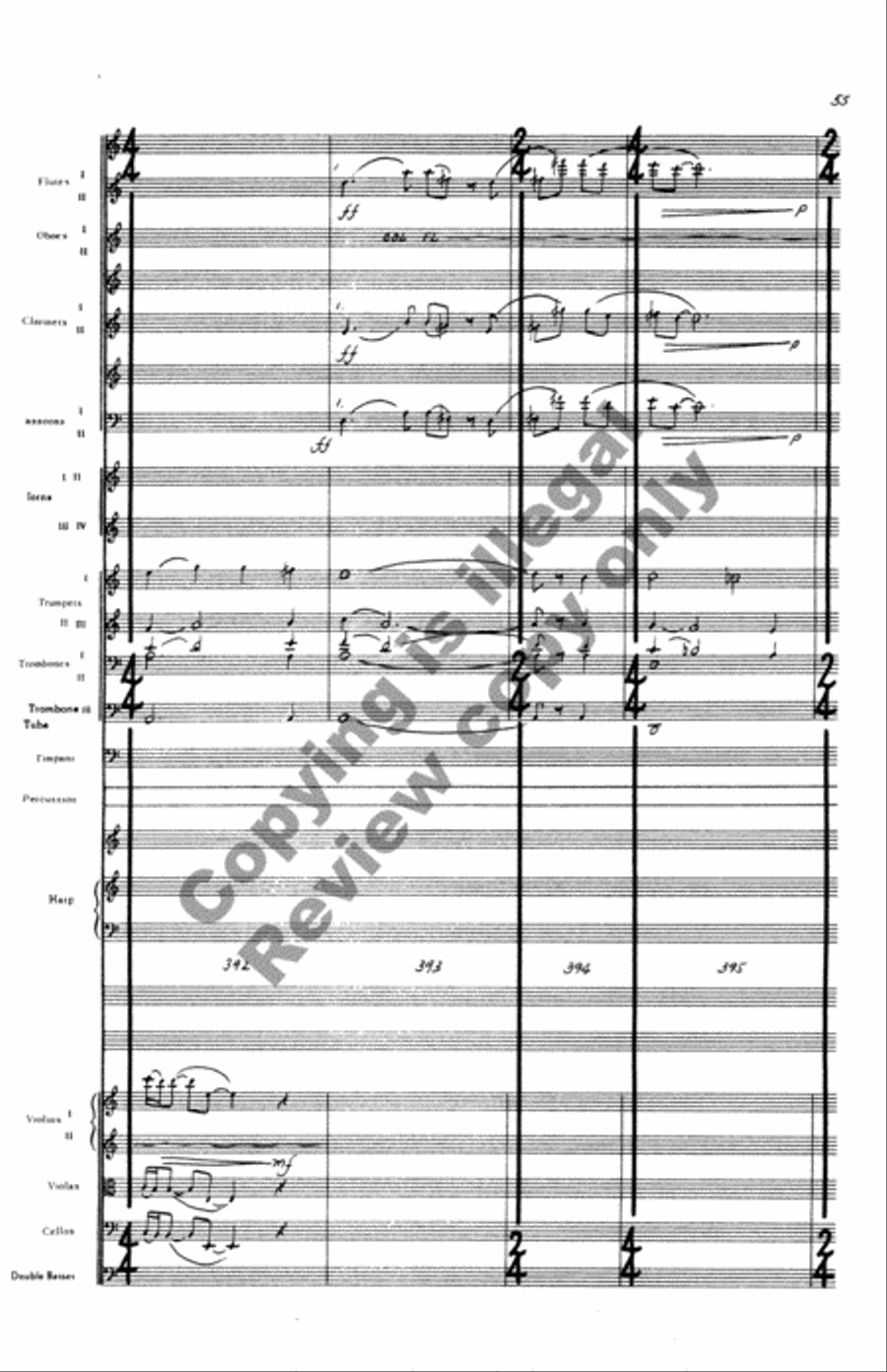 Concerto for Orchestra Full Orchestra scores gallery preview page 133