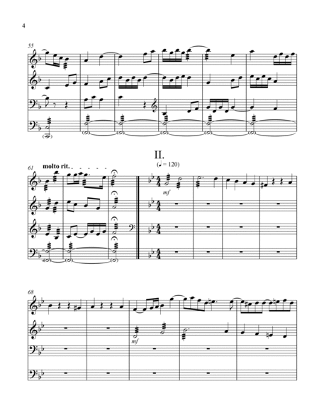 Two Fugues for Marimba Quartet image number null