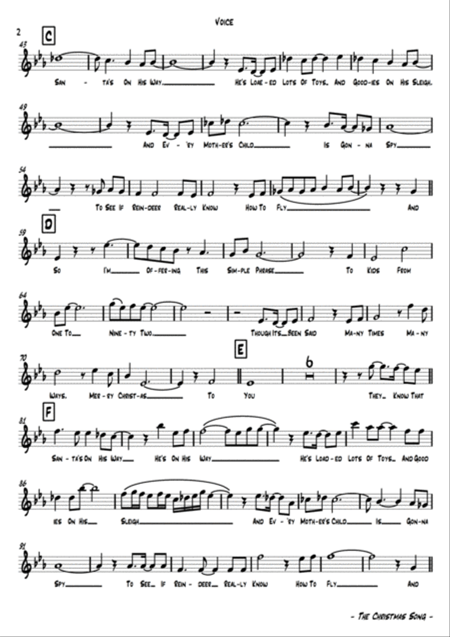 The Christmas Song (Chestnuts Roasting On An Open Fire) Small Ensemble scores gallery preview page 3