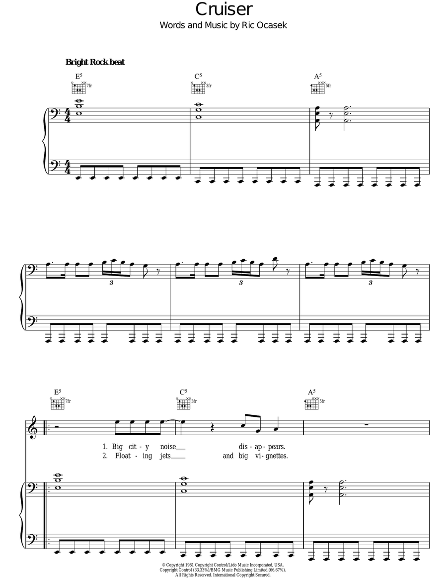 Cruiser Acoustic Guitar scores gallery preview page 1