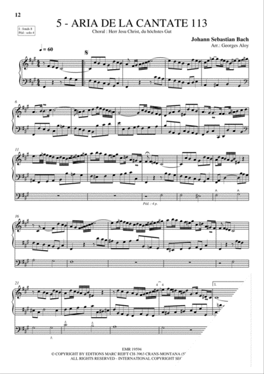 24 Pieces celebres Volume 1 Organ scores gallery preview page 8