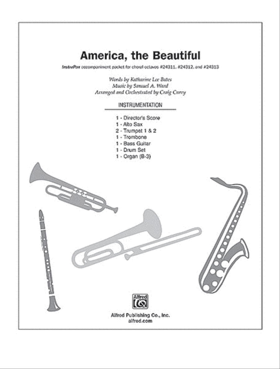 America, the Beautiful America, the Beautiful Choir scores gallery preview page 1