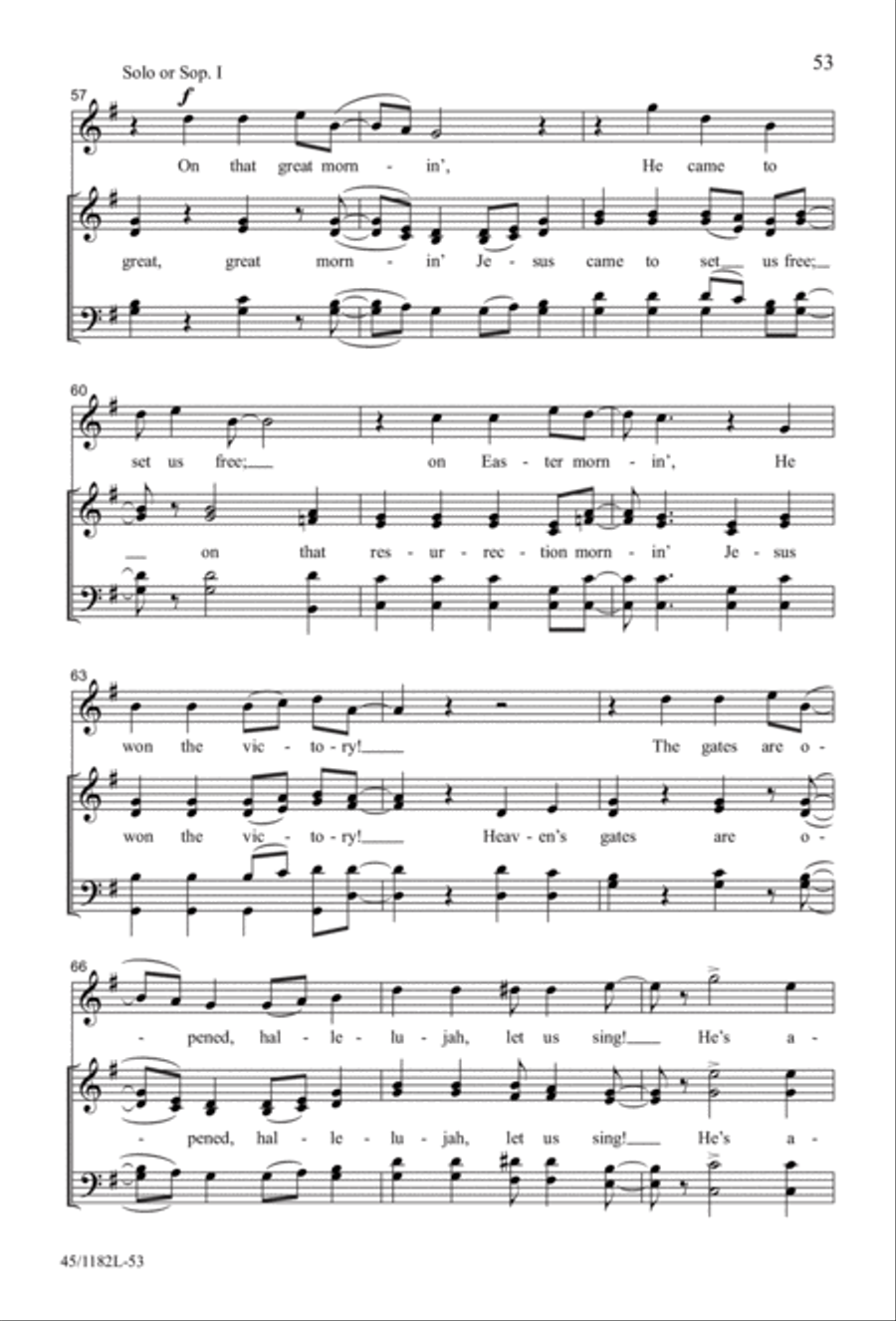 All Around A Cappella 4-Part scores gallery preview page 40
