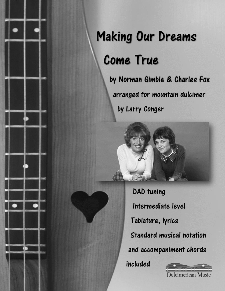 Making Our Dreams Come True Dulcimer scores gallery preview page 1