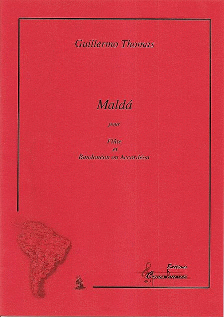 Thomas Guillermo Malda Flute & Bandonion Or Accordion Book